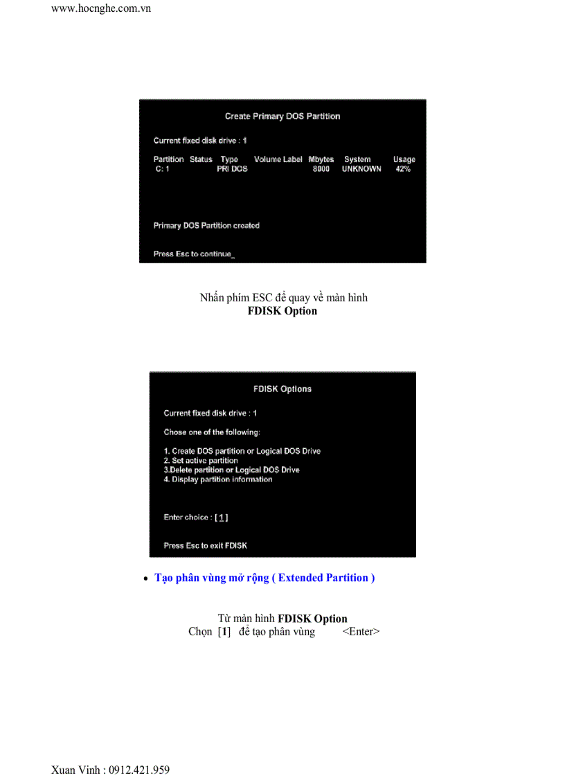 image for page Cài đặt hệ điều hành Win98