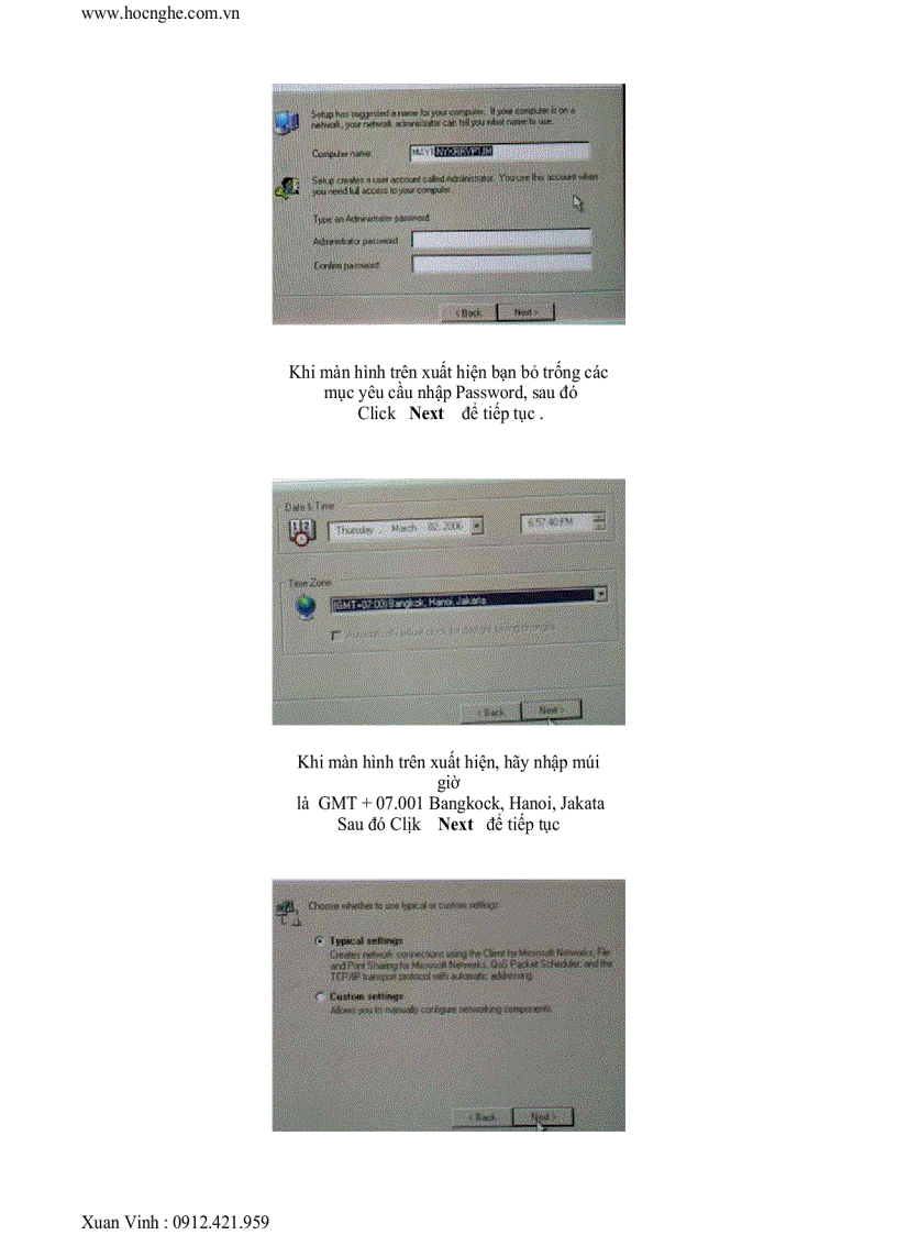 image for page Cài hệ điều hành Window XP