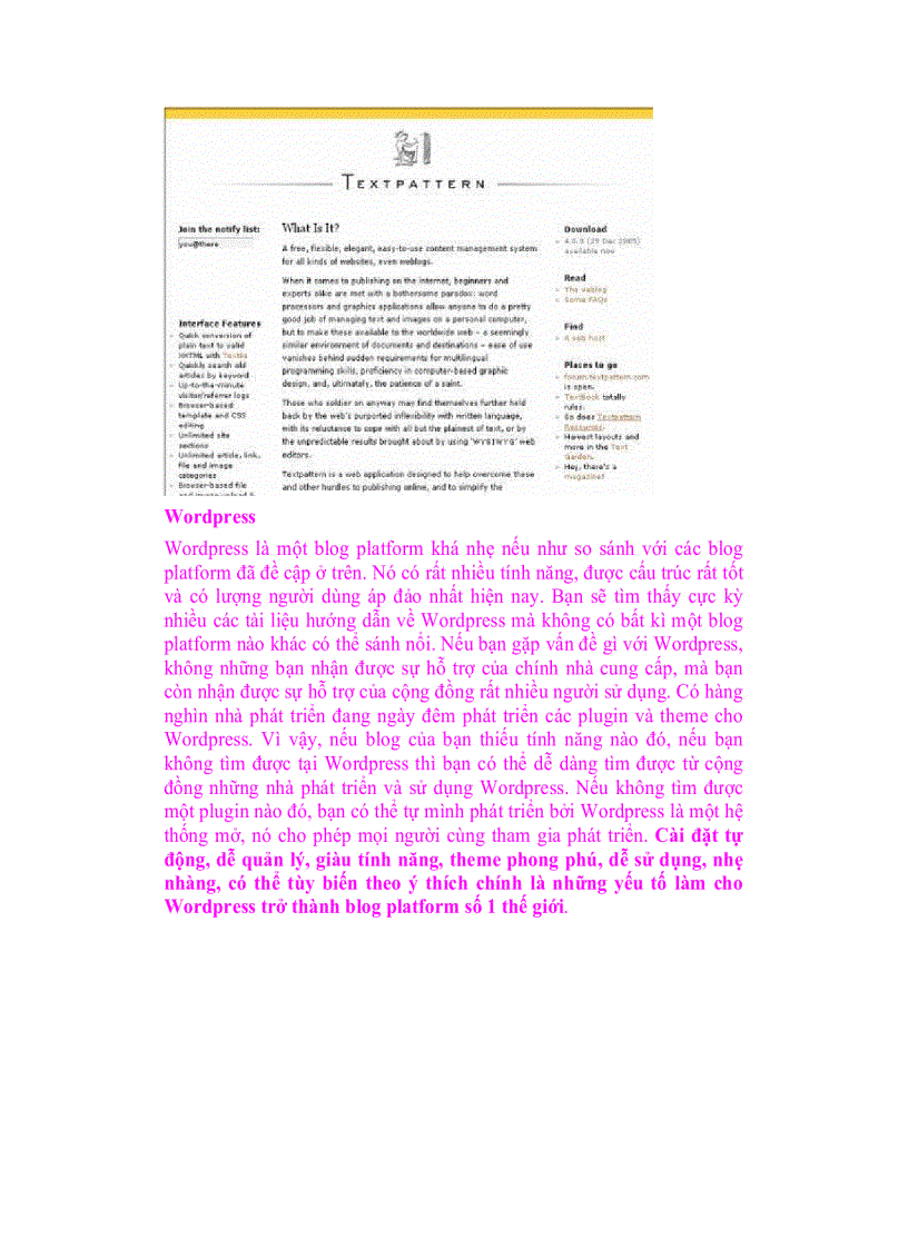 image for page Giáo trình tin học Giới thiệu sơ qua về các Blog được ưa chuộng và tại sao WordPress là lựa chọn số một