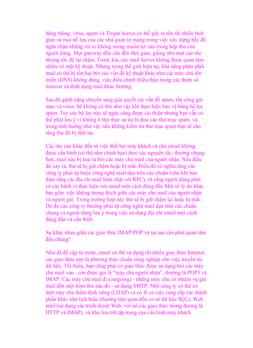 image for page Giới thiệu về công nghệ email