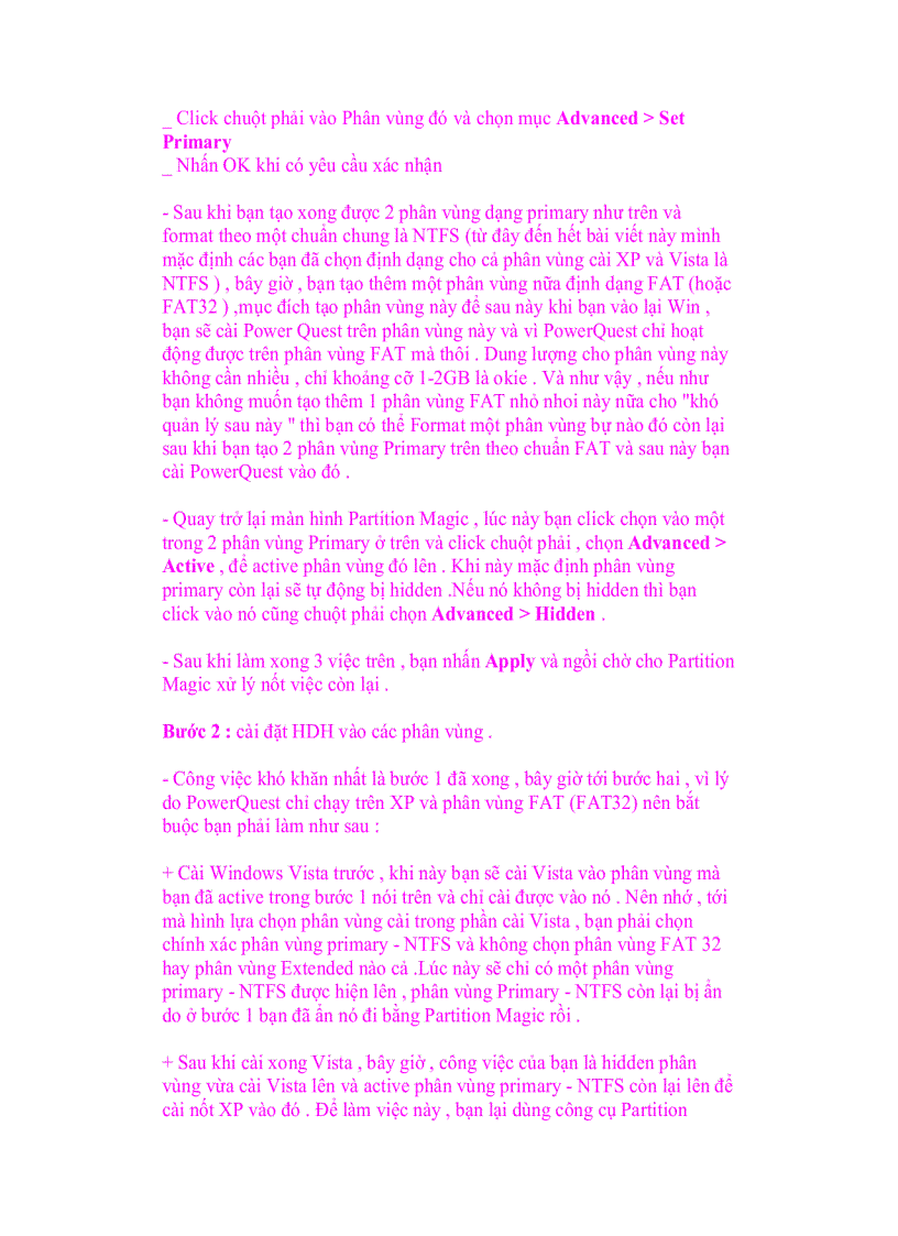 image for page Giáo trình tin học Hướng dẫn cài đặt hệ diều hành trên máy tính