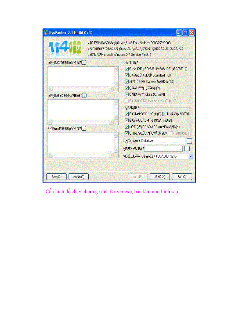 image for page Giáo trình tin học Hướng dẫn làm Ghost đa cấu hình tự nhận Driver