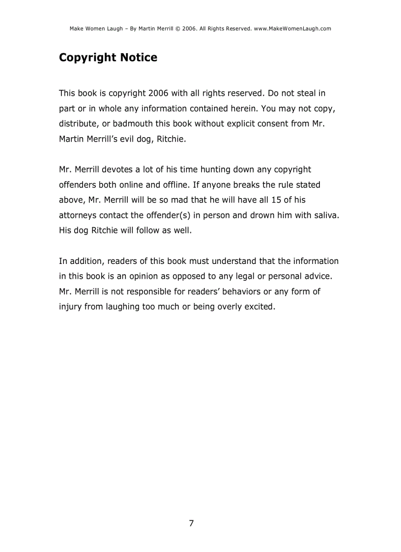 image for page Make Women Laugh Nghệ thuật khiến phụ nữ cười