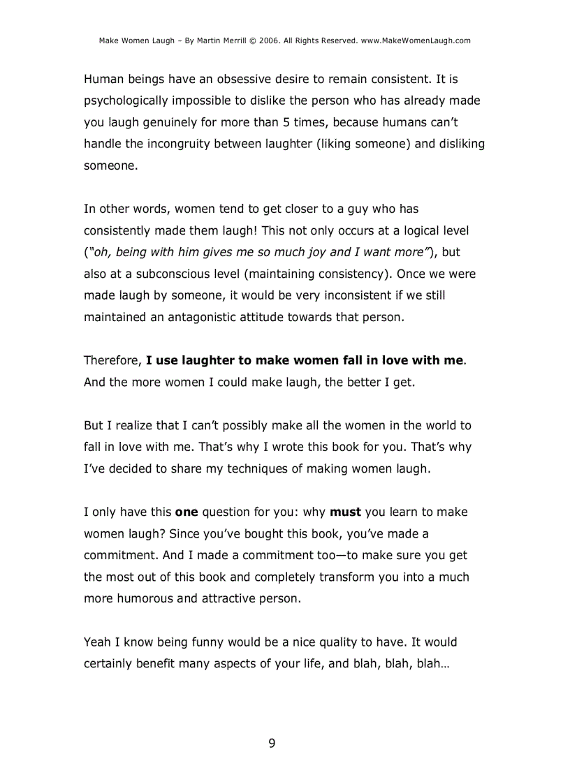 image for page Make Women Laugh Nghệ thuật khiến phụ nữ cười