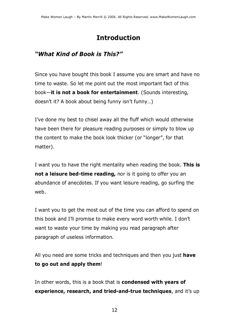 image for page Make Women Laugh Nghệ thuật khiến phụ nữ cười