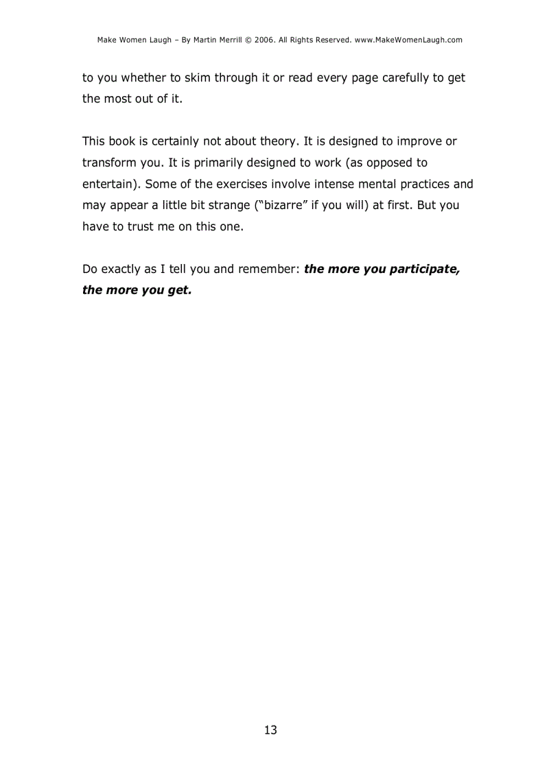 image for page Make Women Laugh Nghệ thuật khiến phụ nữ cười