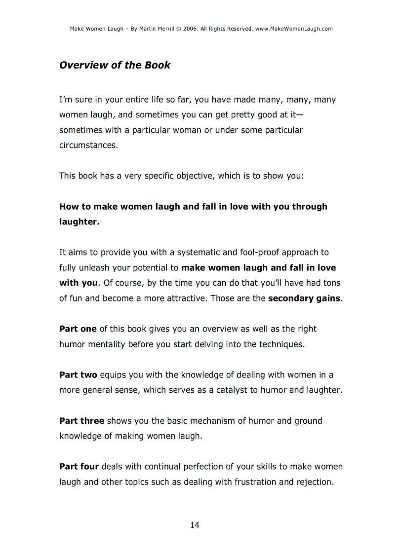 image for page Make Women Laugh Nghệ thuật khiến phụ nữ cười