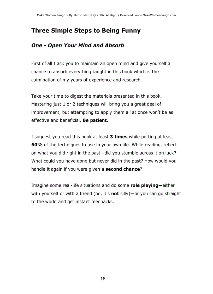 image for page Make Women Laugh Nghệ thuật khiến phụ nữ cười