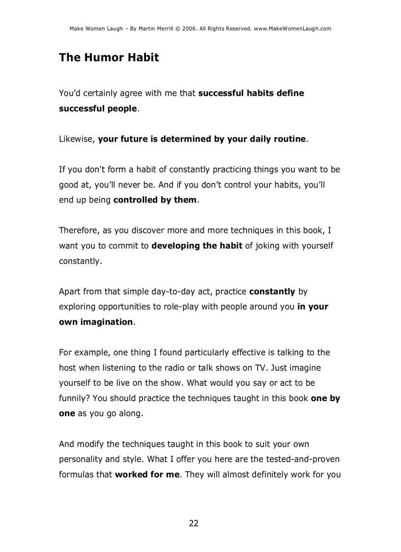 image for page Make Women Laugh Nghệ thuật khiến phụ nữ cười