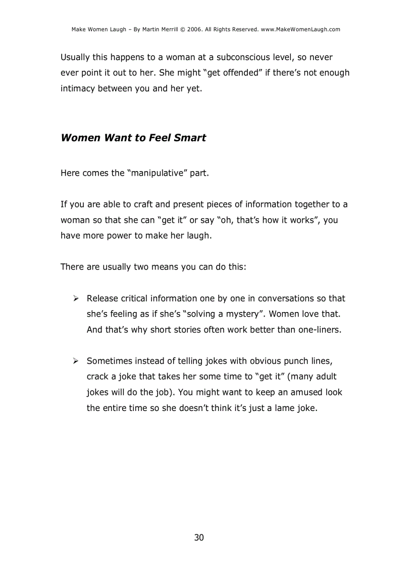 image for page Make Women Laugh Nghệ thuật khiến phụ nữ cười