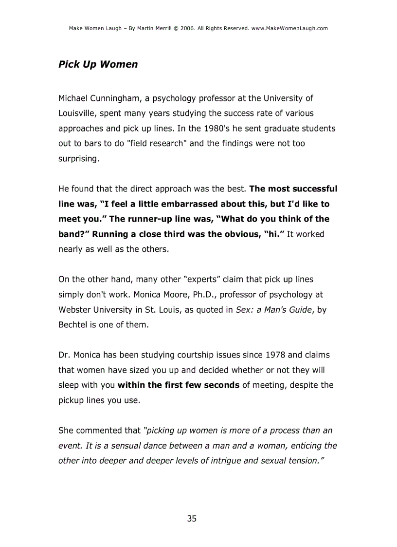 image for page Make Women Laugh Nghệ thuật khiến phụ nữ cười