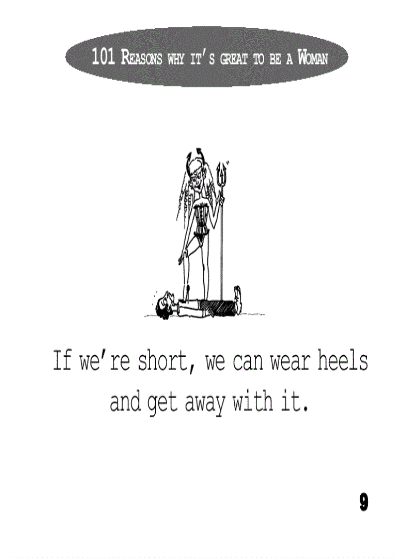 image for page 101 reasons why it s great to be a woman