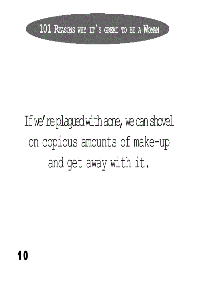 image for page 101 reasons why it s great to be a woman