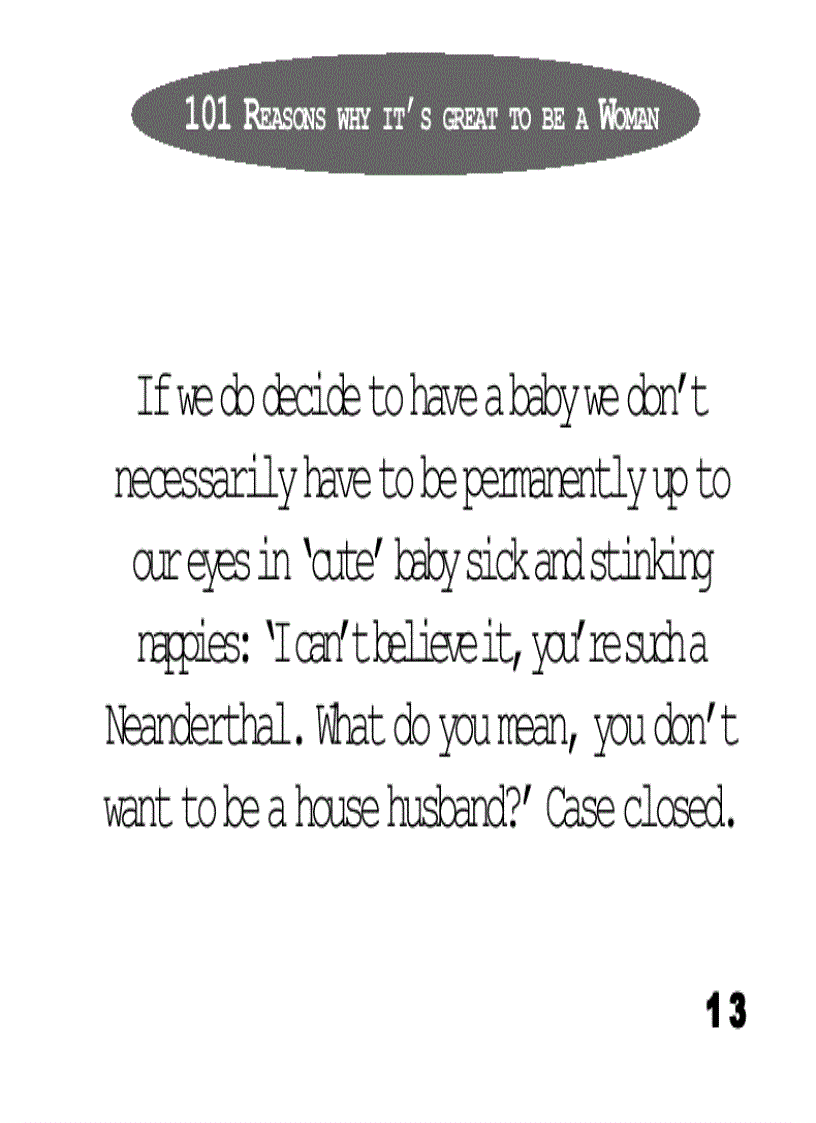 image for page 101 reasons why it s great to be a woman