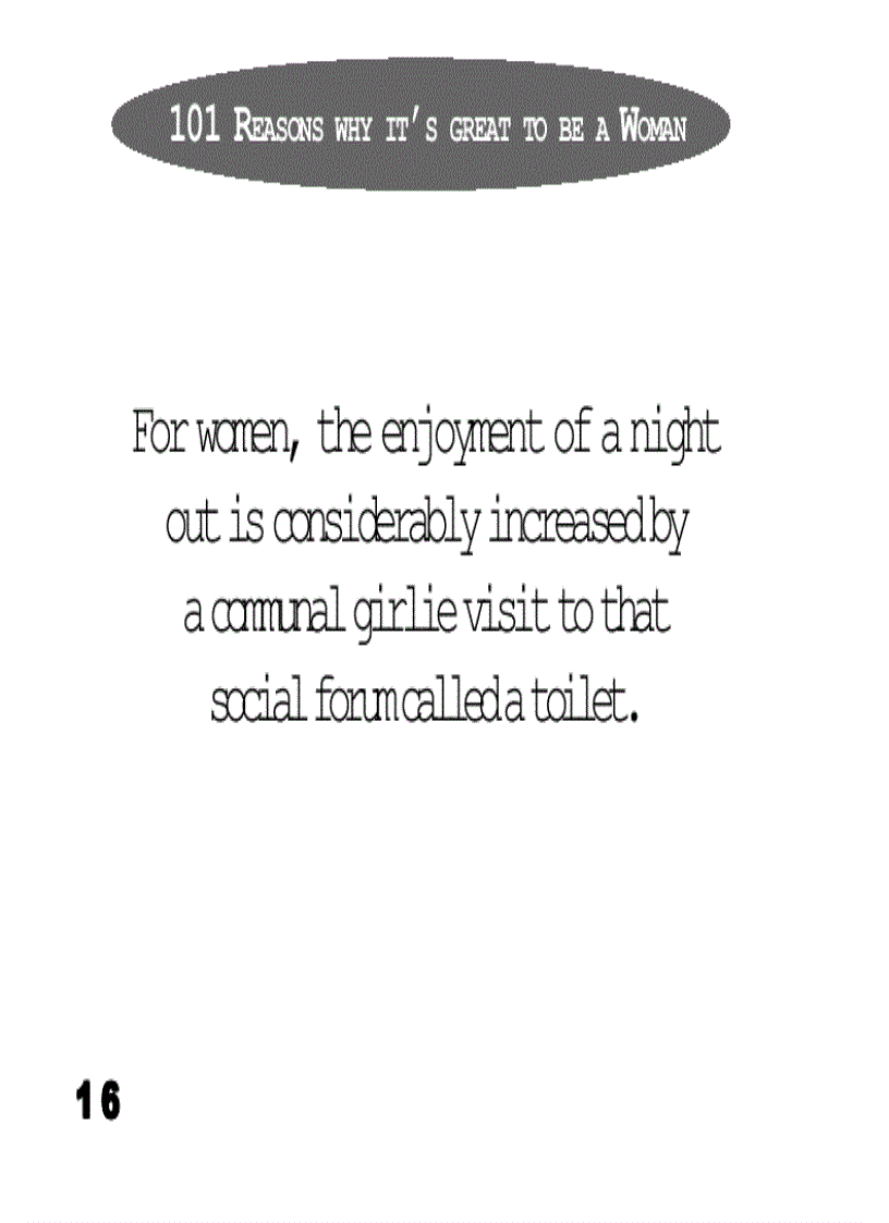 image for page 101 reasons why it s great to be a woman