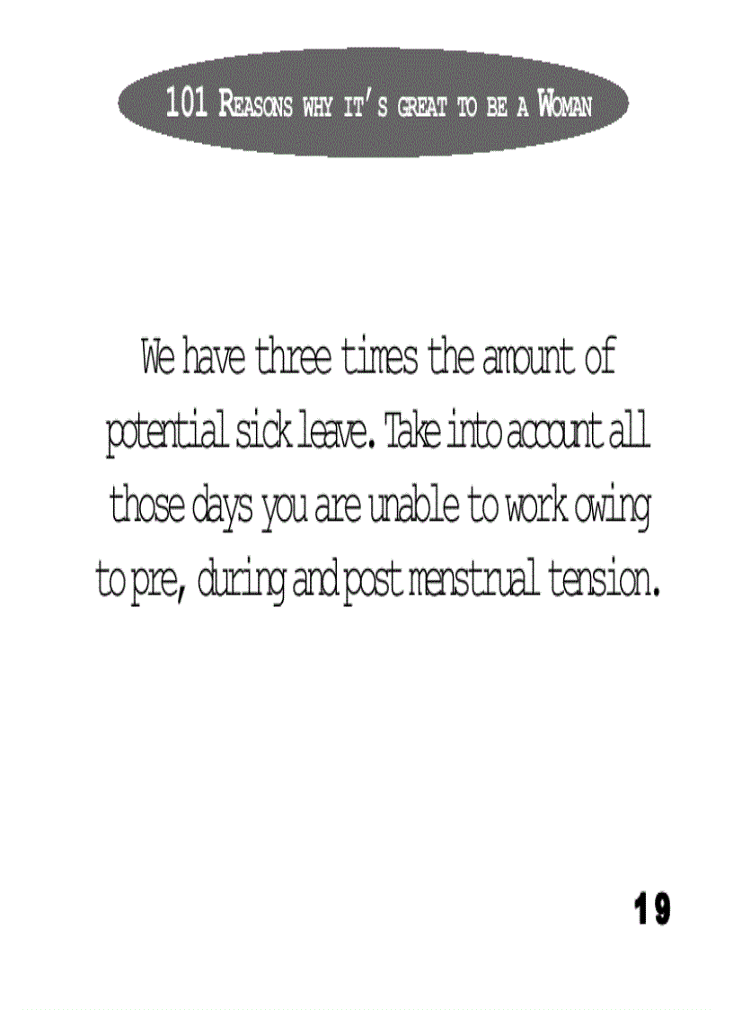 image for page 101 reasons why it s great to be a woman