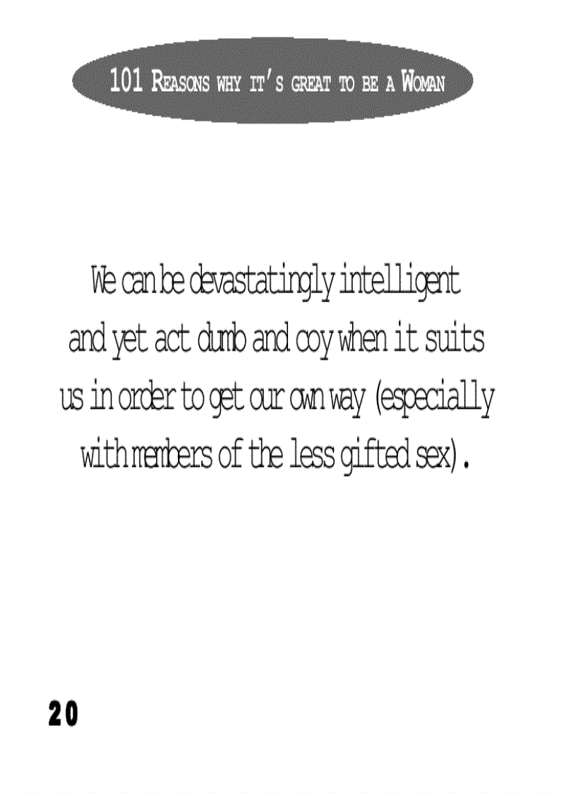 image for page 101 reasons why it s great to be a woman