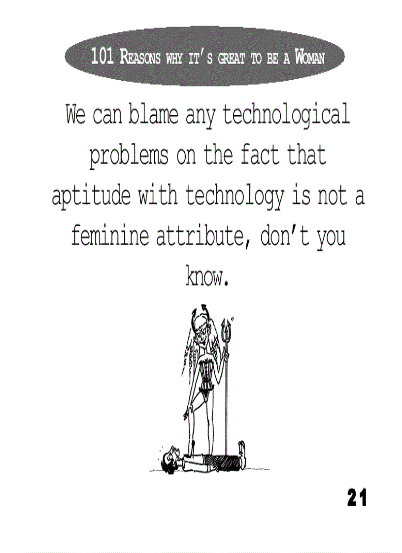 image for page 101 reasons why it s great to be a woman