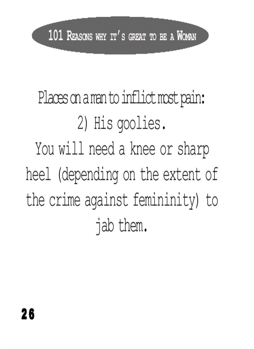 image for page 101 reasons why it s great to be a woman