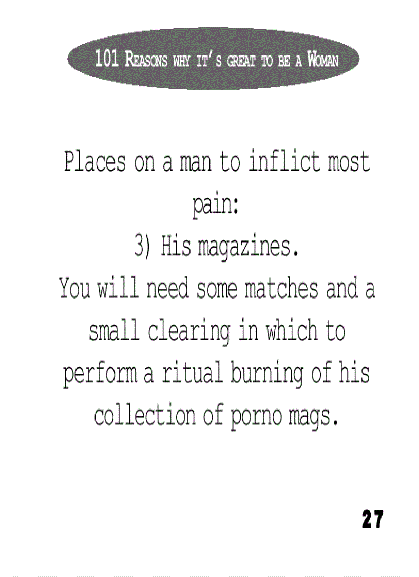 image for page 101 reasons why it s great to be a woman