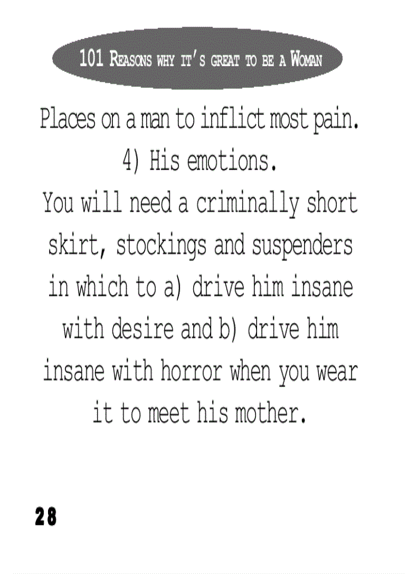 image for page 101 reasons why it s great to be a woman