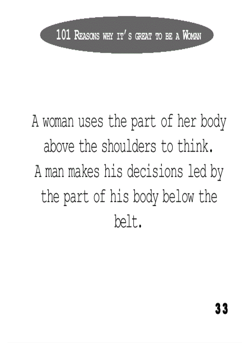 image for page 101 reasons why it s great to be a woman