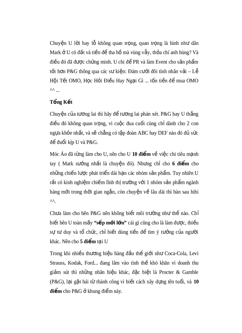 image for page Cuộc đối đầu giữa P G và Unilever 1