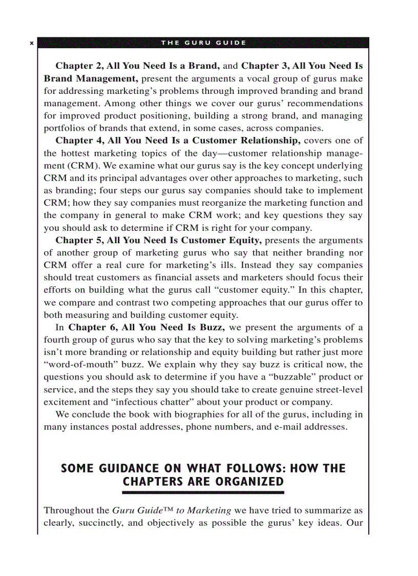 image for page The guru guide to markting