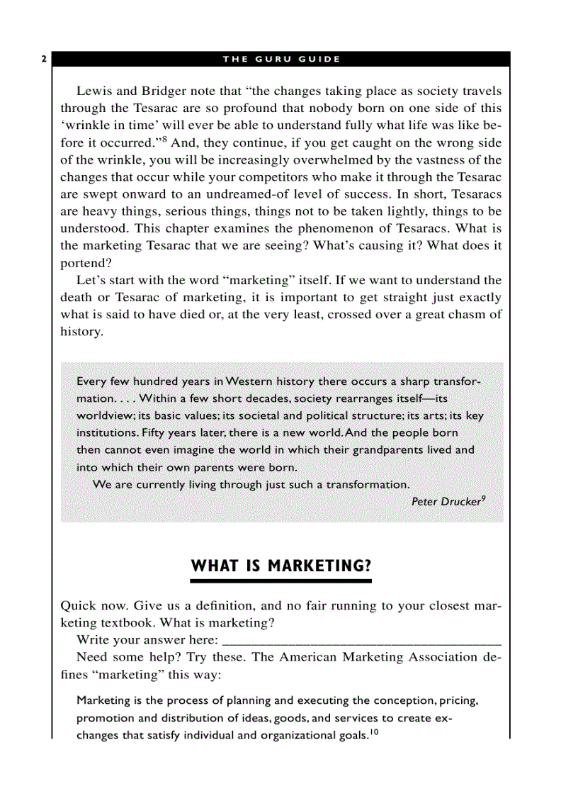 image for page The guru guide to markting