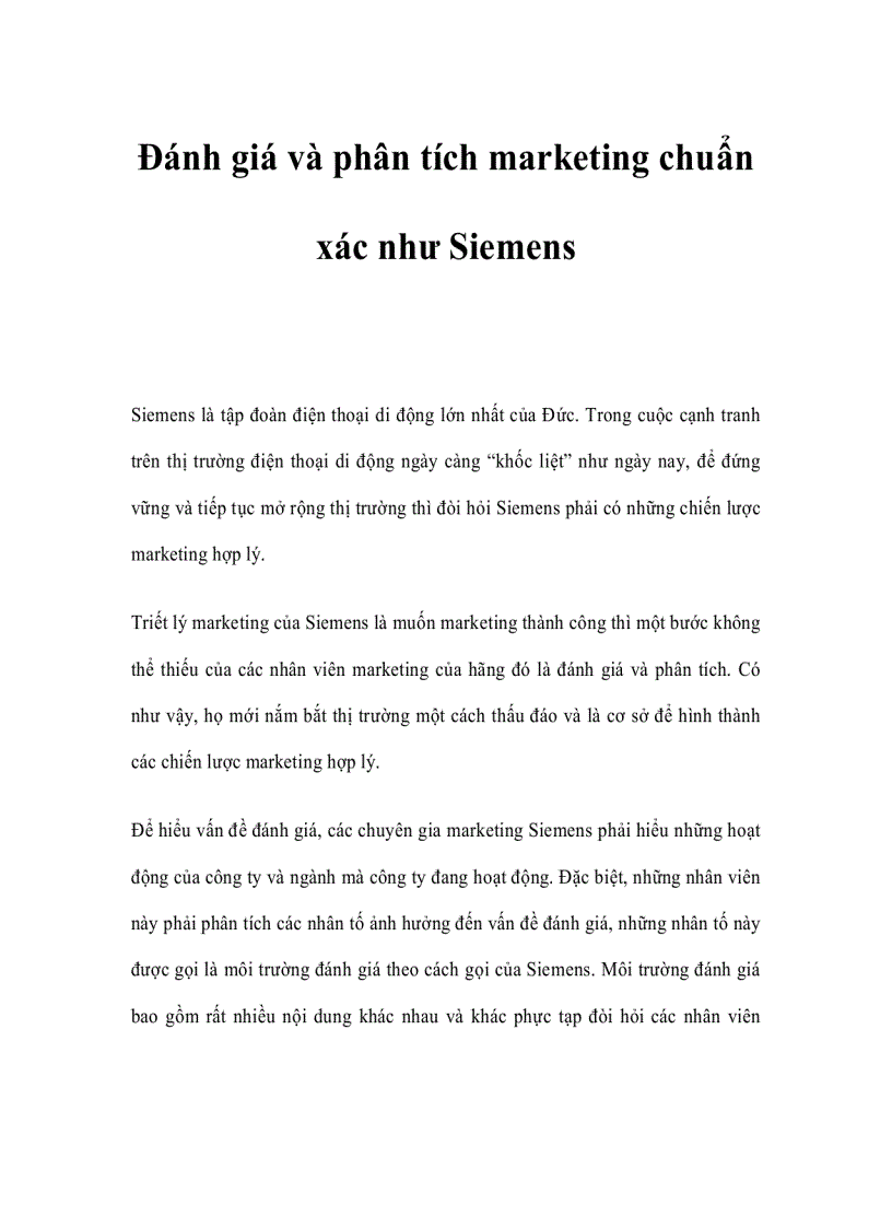 image for page Đánh giá và phân tích marketing chuẩn xác như Siemens 1