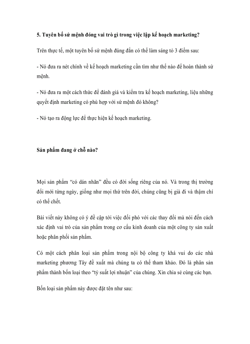 image for page Sứ mệnh của một doanh nghiệp