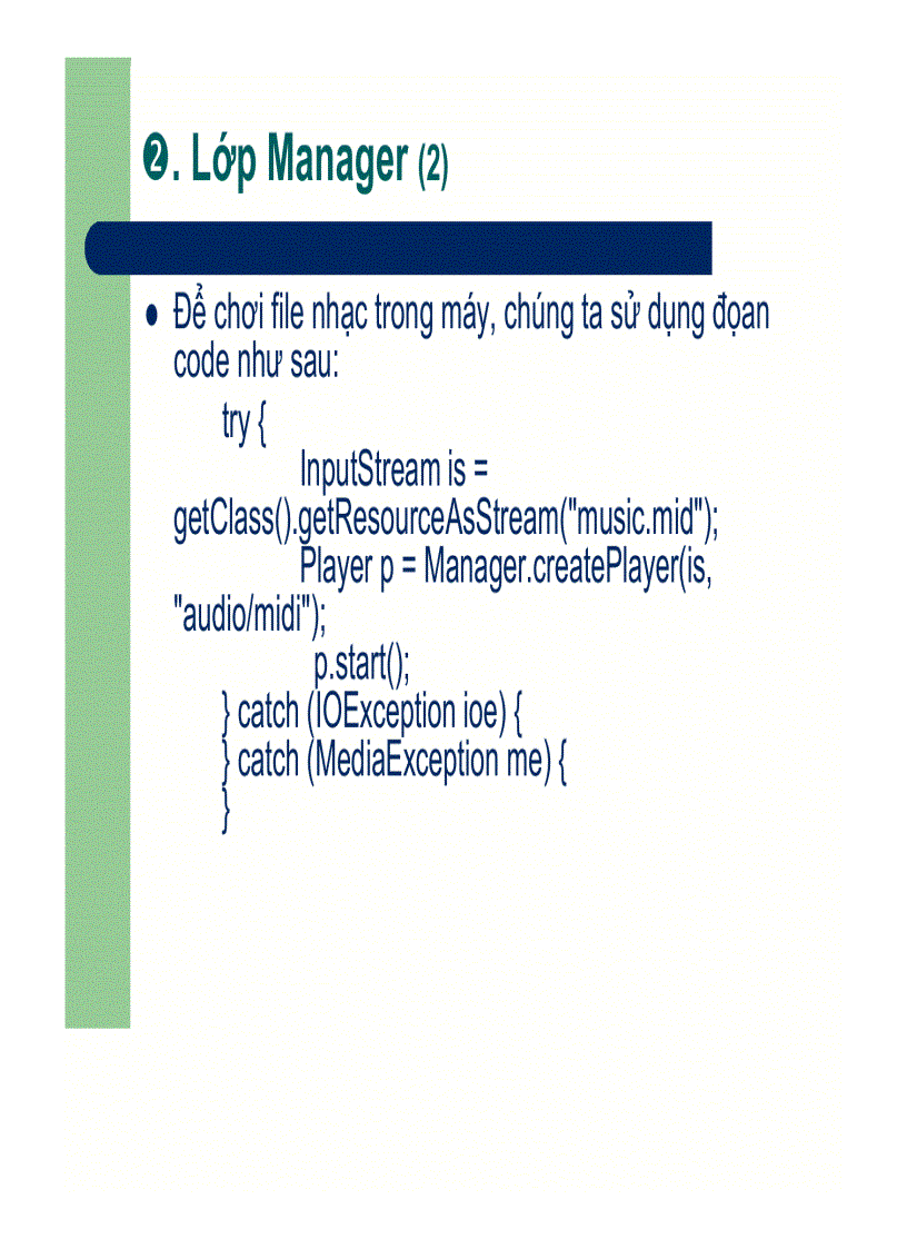 image for page Lập trình j2me cho thiết bị di động 1