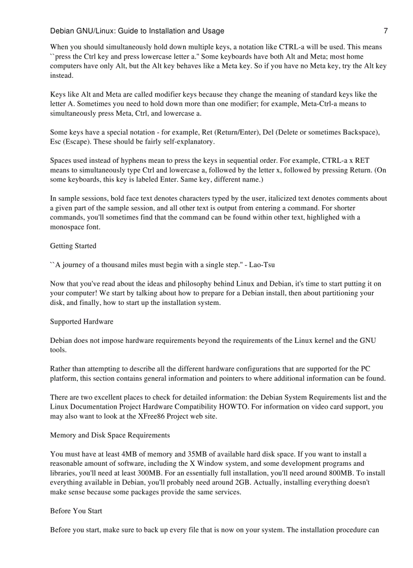 image for page Debian GNU Linux Guide to Installation and Usage