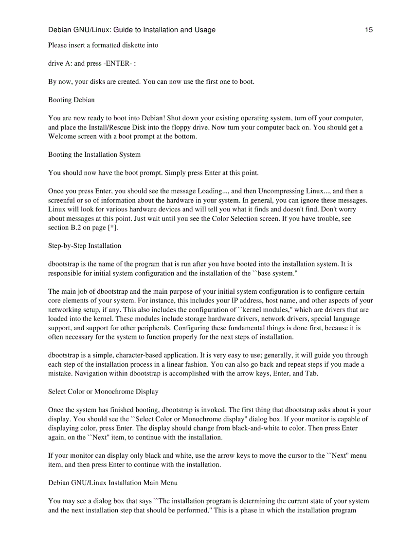 image for page Debian GNU Linux Guide to Installation and Usage