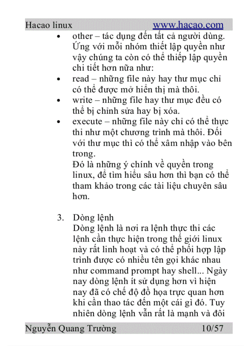 image for page Hacao linux