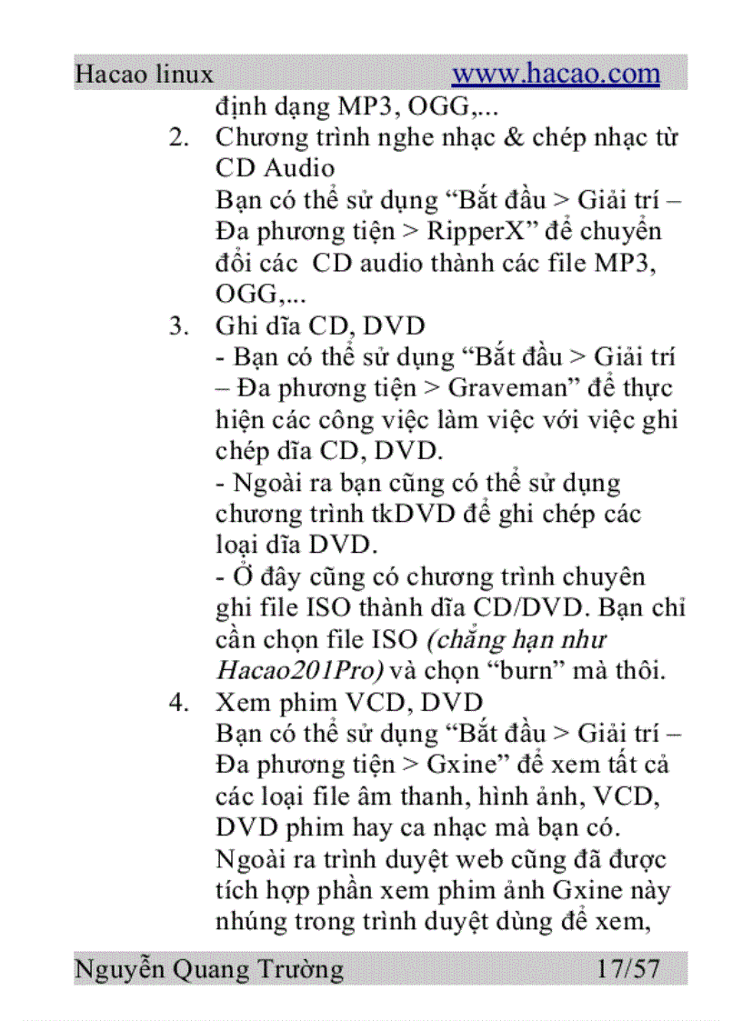 image for page Hacao linux