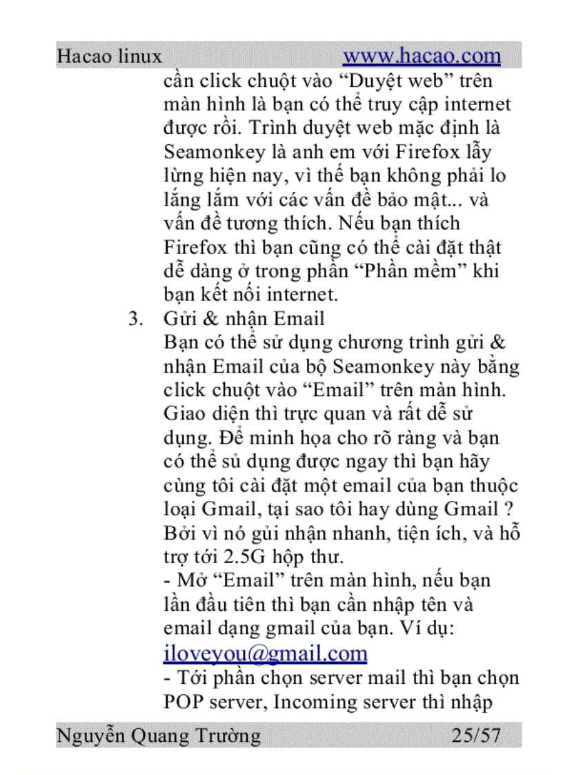 image for page Hacao linux