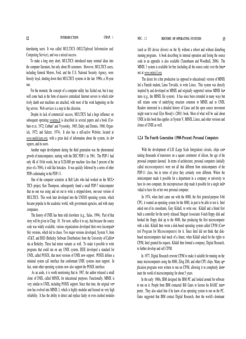 image for page Modern operating systems third edition