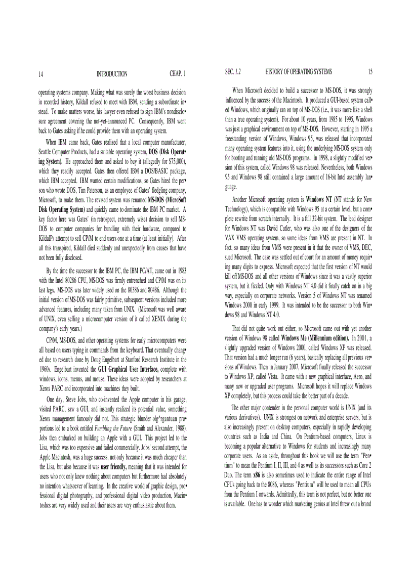 image for page Modern operating systems third edition