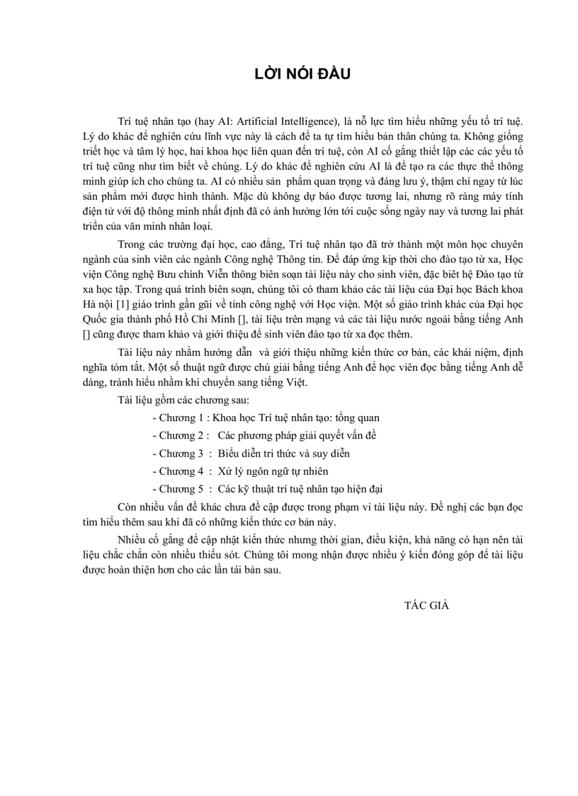 image for page Nhập môn trí tuệ nhân tạo