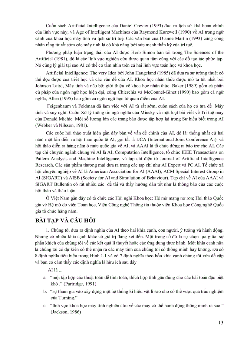 image for page Nhập môn trí tuệ nhân tạo