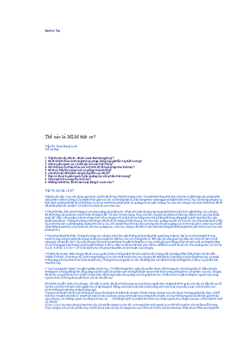 image for page What is the real MLM business