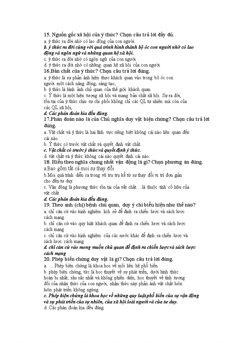 image for page Trắc nghiệm chủ nghĩa mác lê nin