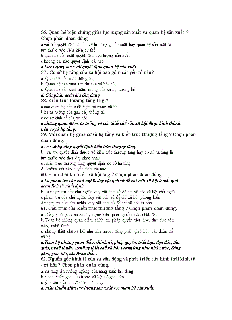 image for page Trắc nghiệm chủ nghĩa mác lê nin