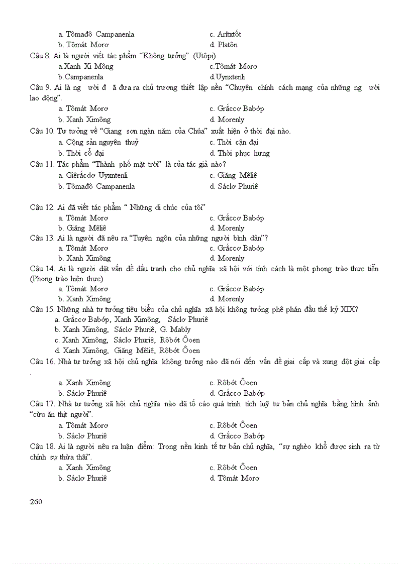 image for page Trắc nghiệm tự luận chủ nghĩa xã hội khoa học