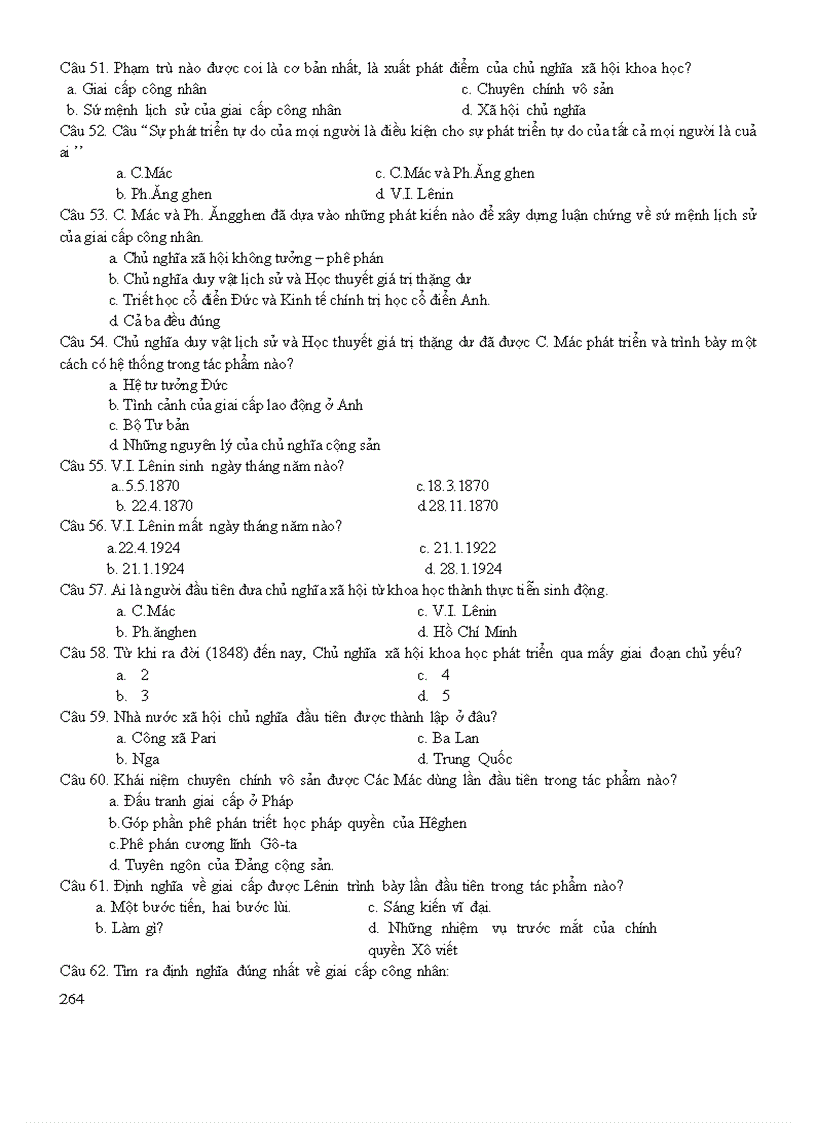 image for page Trắc nghiệm tự luận chủ nghĩa xã hội khoa học