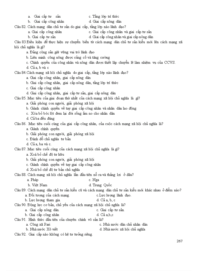 image for page Trắc nghiệm tự luận chủ nghĩa xã hội khoa học