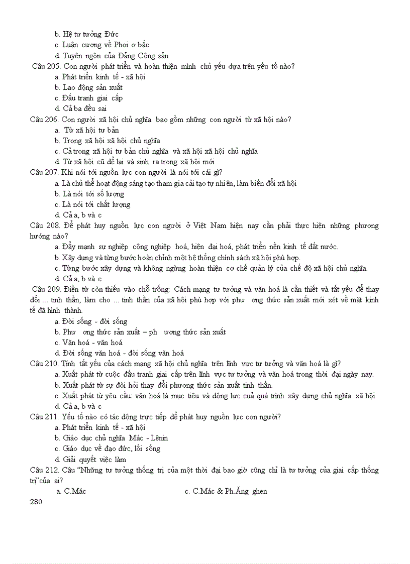 image for page Trắc nghiệm tự luận chủ nghĩa xã hội khoa học