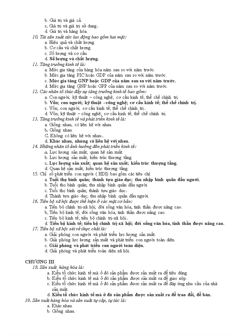 image for page Trắc nghiệm kinh tế chính trị có đáp án