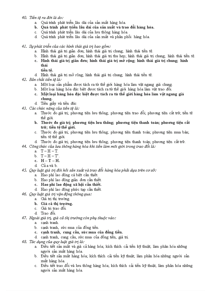 image for page Trắc nghiệm kinh tế chính trị có đáp án